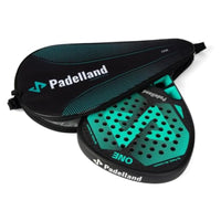 Padel/Pop Tennis Paddle Series Carbon Fiber Racquet, 17.91x10.23x1.5 inches, 0.8 lbs, 12K Carbon Fiber Construction, blue-green - Buy online at  Vibe In Cart.