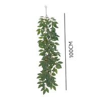 Home Wall Decoration Encryption Green Plant Simulation Willow Leaf Wisteria Strip Pendant Simulation Eucalyptus Pendant - Buy online at  Vibe In Cart.