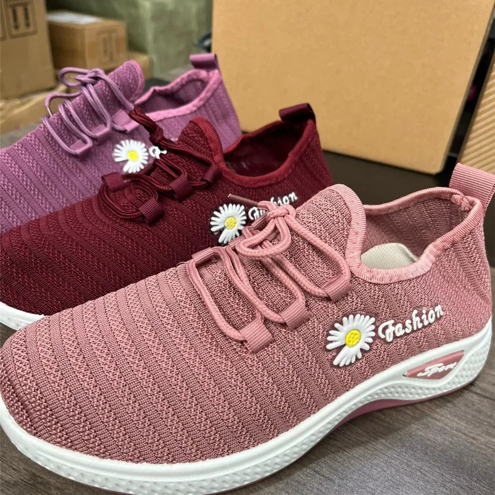 Women Sneakers Autumn New Trendy Mesh Casual Sports Running Shoes Wholesale Comfortable Lightweight Breathable Fashion Sneakers - Buy online at  Vibe In Cart.