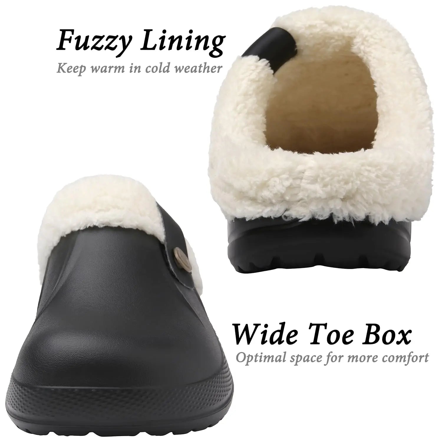 Kidmi Classic Fur Shoes For Men Women Lined Clogs Waterproof Shoes Winter Fuzzy Slippers for Women Men Indoor and Outdoor Shoes - Buy online at  Vibe In Cart.