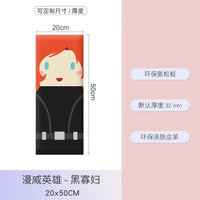 Wooden Children's Bed Headboard with Anti-Collision Panels and 3cm Height