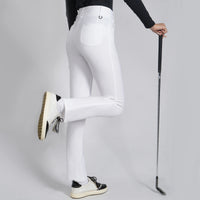 Golf Women's Pants Sttraight High Waist Causal Sportswear Elastic Brethable Golf Tennis Trousers - Buy online at  Vibe In Cart.