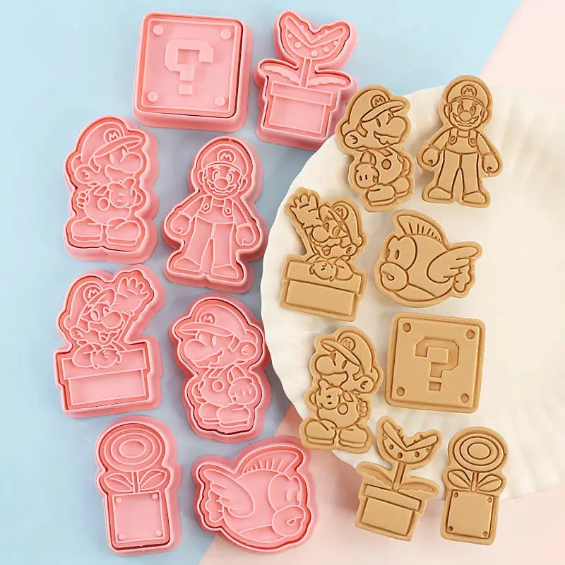 8pcs/set Cookie Cutters Animal Dog Type Stamp Embosser for Biscuit Pastry Bakeware Baking Cookies Molds Kitchen Accessories - Buy online at  Vibe In Cart.