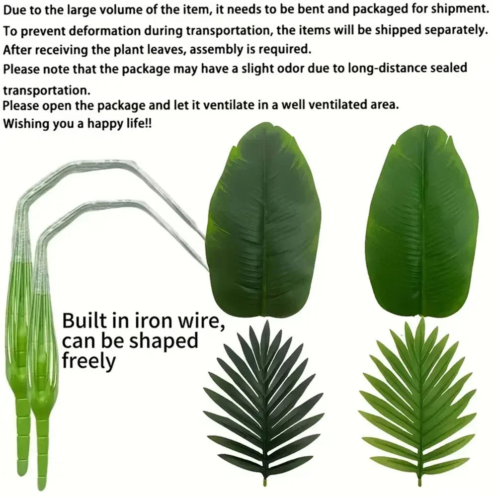 50-Inch Giant Artificial Palm Tree Realistic Full Lush Greenery Indoor Outdoor All-Season Decor for Home Office Wedding Party - Buy online at  Vibe In Cart.