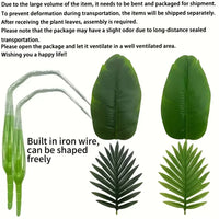 50-Inch Giant Artificial Palm Tree Realistic Full Lush Greenery Indoor Outdoor All-Season Decor for Home Office Wedding Party - Buy online at  Vibe In Cart.