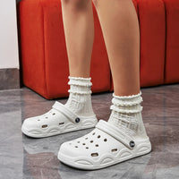 Summer Comfortable Clogs Slippers for Women Lightweight Anti Slip Beach Sandals Woman Fashion White EVA Waterproof Garden Shoes - Buy online at  Vibe In Cart.