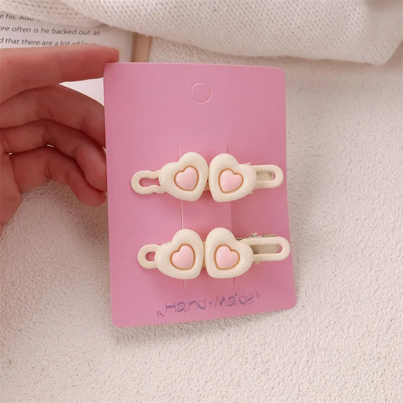 Yellow and Blue Star Design Alloy Plastic Hair Clips