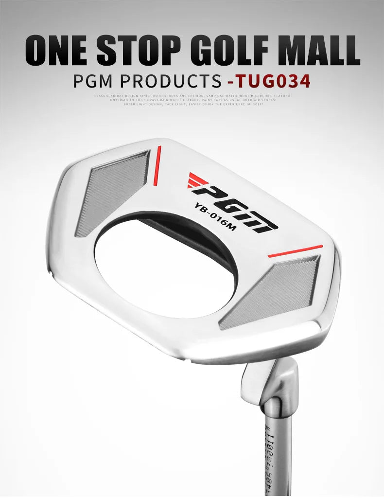 Men's Steel Shaft Golf Putter with Ball Pickup Function