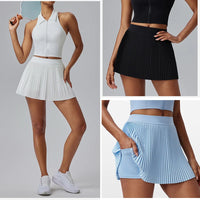 Floral Discount Sports Skirt for Women Quick-drying Badminton Tennis Trousers Skirt Fitness Half-body Pleated Skirt Shorts - Buy online at  Vibe In Cart.