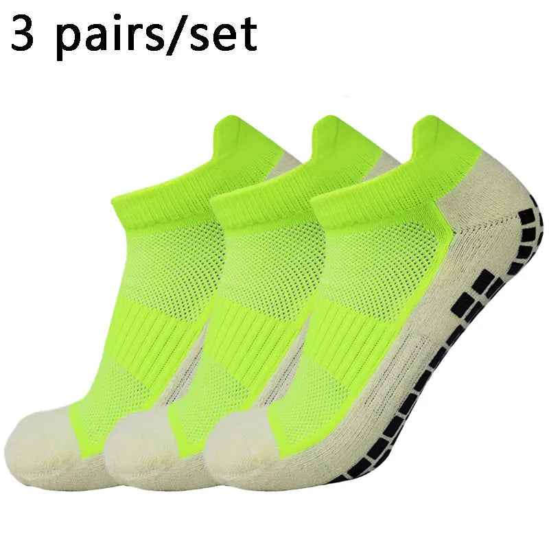 3 pairs New Men Women Football Socks Short Sports Silicone Non-Slip Grip Soccer Socks calcetines hombre  futbol - Buy online at  Vibe In Cart.