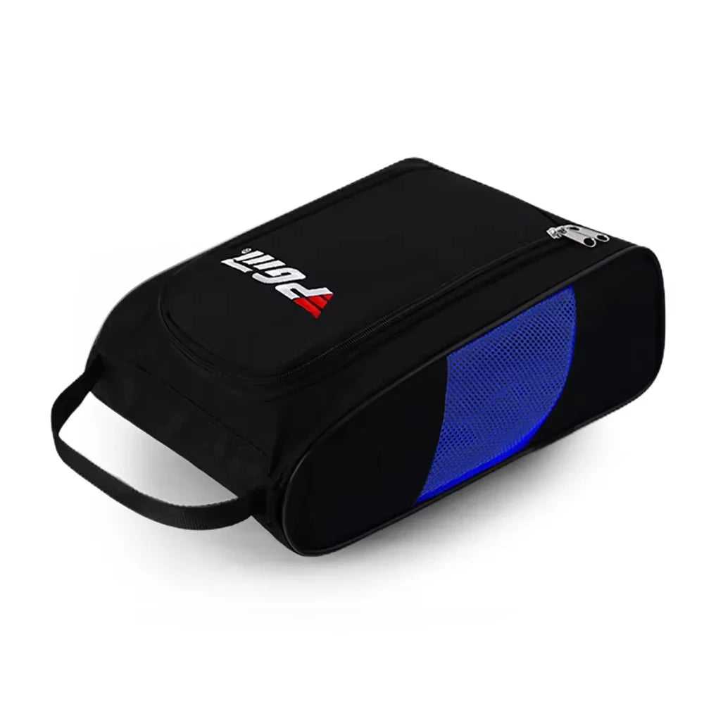 Portable Mini Nylon Golf Shoe Bag with Ball Holder