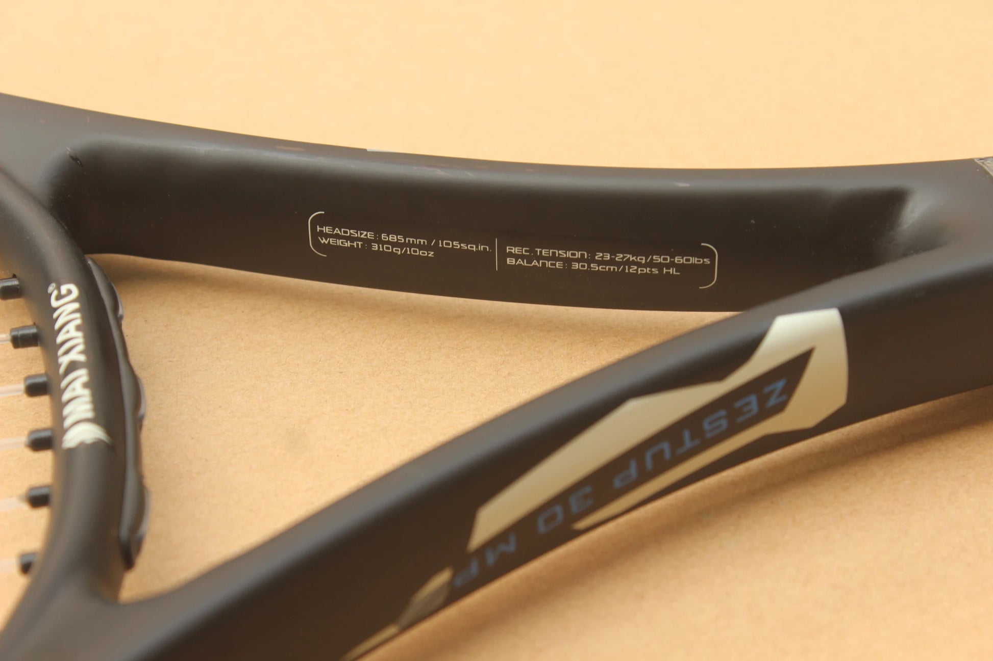 MAI XIANG ZESTUP 30MP High Quality Technical Type Tennis racket .  Carbon Aluminum Alloy Tennis Racquets - Buy online at  Vibe In Cart.