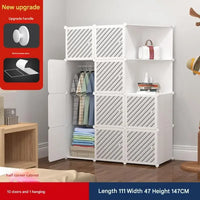 Modern Wooden Wardrobe with Shelves for Jewelry and Makeup