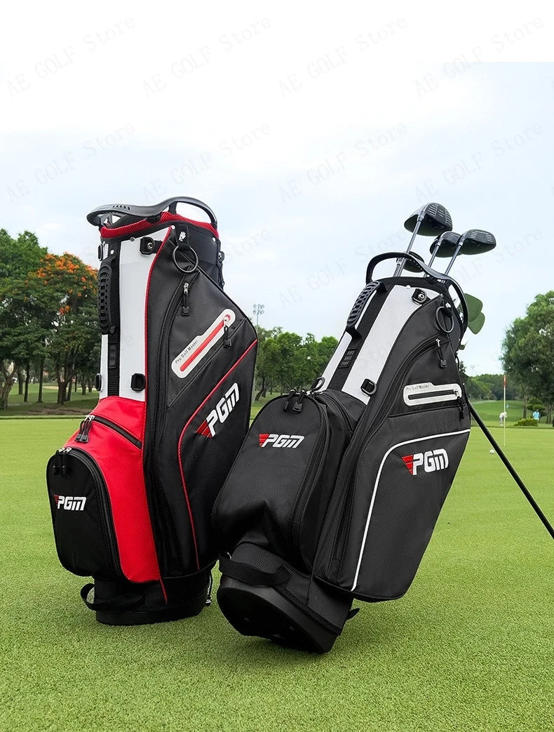 Lightweight Unisex Nylon Golf Rack Bag with 14 Insertions and Shoulder Strap