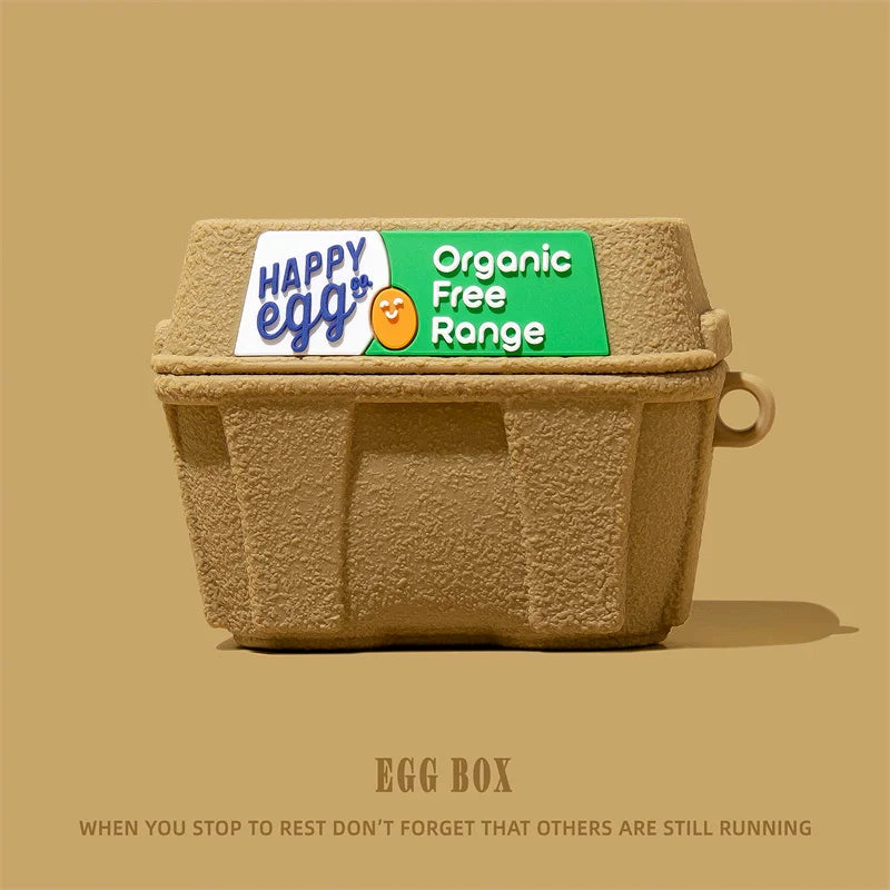 Silicone Protective Cover for Earphone Charging Case with Cartoon Theme