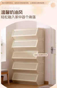 Simple shoe cabinet Household multi-functional free combination storage cabinet Shoe rack Multi-layer with door dust-proof shoe - Buy online at  Vibe In Cart.