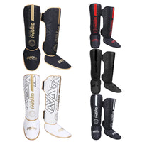 High-Quality PU Leather Boxing Shin Guards Ankle Support Protector MMA Muay Thai Training Leg Warmers Light Kicking Shin Pads - Buy online at  Vibe In Cart.