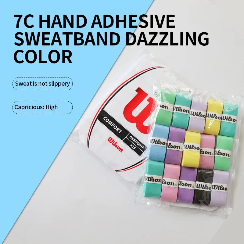 Shock Absorption Sticky Tennis Racket Over Grip Anti-slip Grip Tape Sport Fishing Rods Sweat Band Sweatband Accessory - Buy online at  Vibe In Cart.