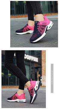 Women's Breathable Running Shoes Lightweight White Casual Sneakers