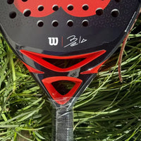 Wilson Professional Tennis Rackets Carbon Fibre Surface Diamond Shape with Eva Memory Flex Foam Core Padel Tennis Racquets - Buy online at  Vibe In Cart.