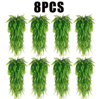 Artificial Fern Grass Persian Leaves Hanging Vines Simulation Greenery Home Decor Lifelike Indoor Plants Wall Room Decoration - Buy online at  Vibe In Cart.