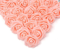 Artificial Foam Rose Flower Heads Set, 10 to 50 Pieces