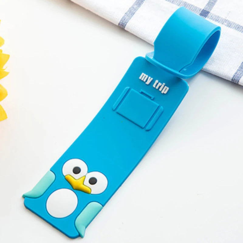 Animal Print PU Material Luggage Tag for Suitcases 23.5cm x 4cm