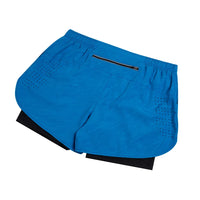 Summer men's reflective running shorts Fitness quick drying double-layer shorts Men's exercise training bodybuilding shorts - Buy online at  Vibe In Cart.