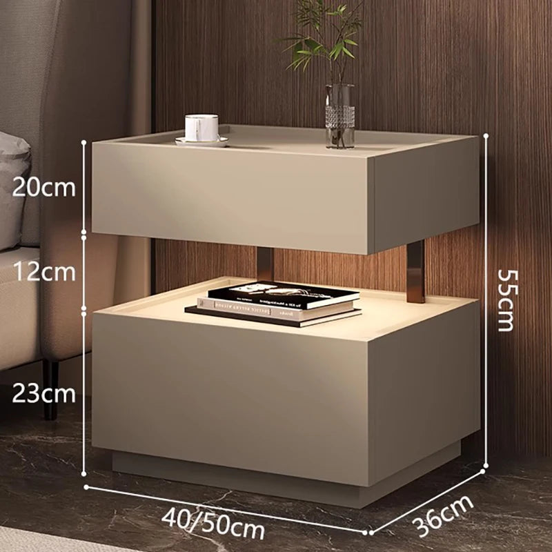 Simple European Bedside Table Classic Storage Luxury Trendy Night Table Modern Premium Comodini Camera Letto Bedroom Furnitures - Buy online at  Vibe In Cart.