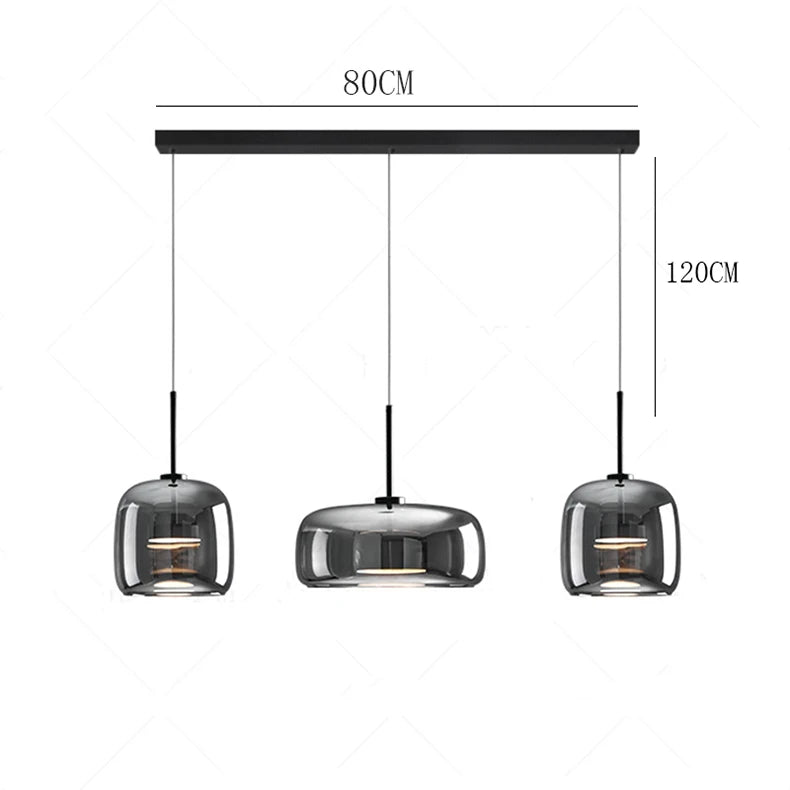 Assembly Required Dimmable Cord Pendant Lights for Living Room