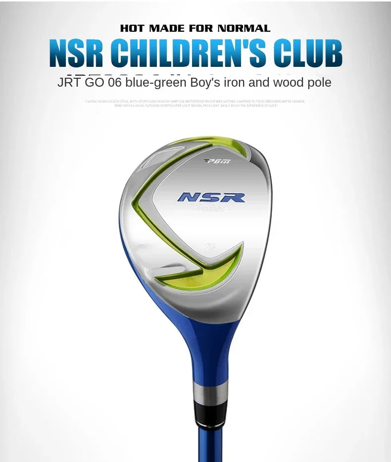 Children's Right Handed Golf Clubs Set with Bag and Headcover for Kids 95-155cm