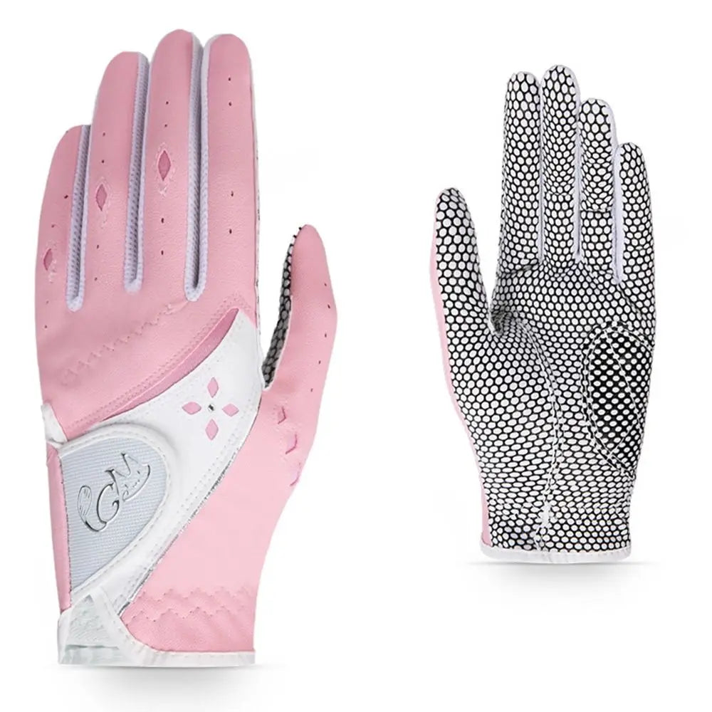 Breathable Women's Golf Gloves Comfortable Wear Resistant Outdoor Sports Gloves Soft Durable PU Leather Golf Mittens - Buy online at  Vibe In Cart.