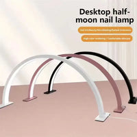 New Moon Nail Work Lamp - Beauty Work Desk Lamp, Three-color USB Power Supply - Black/White/Pink, Suitable for Nail Art, Eyelash - Buy online at  Vibe In Cart.