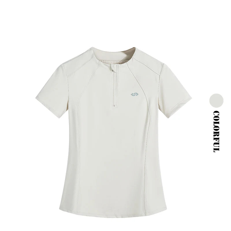 Women's 2-Piece Tennis Skirt and Top Set, Polyester Elastane