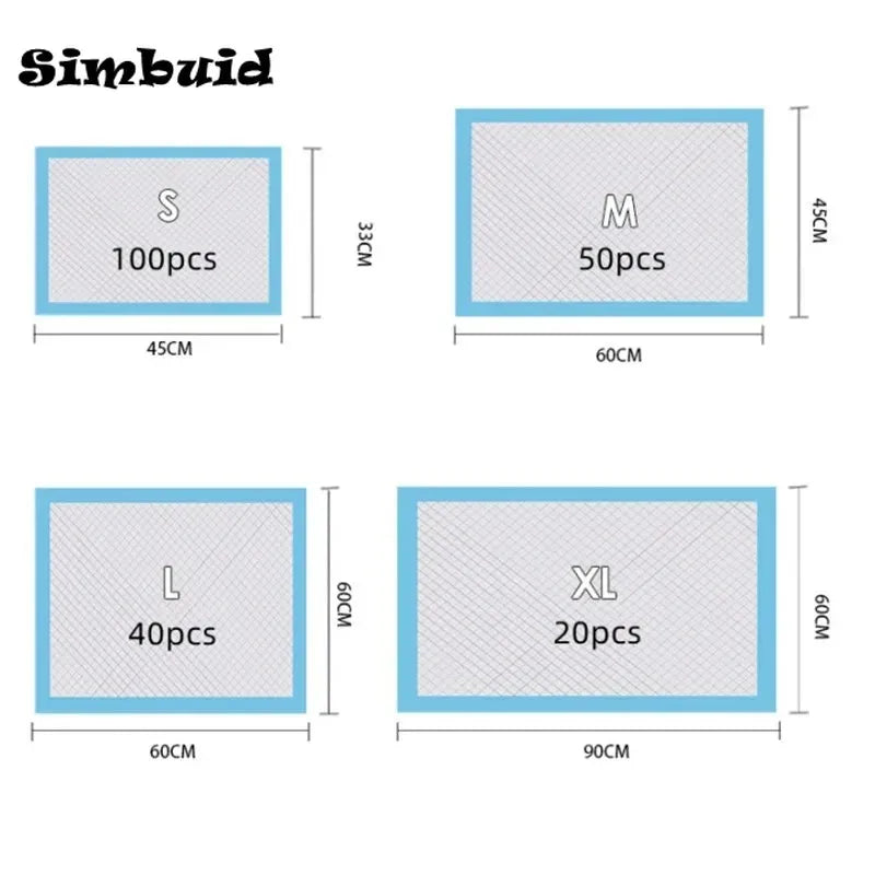 Super Absorbent Pet Diaper Dog Training Pee Pads Disposable Healthy Nappy Mat For Cats Dog Quick-dry - Buy online at  Vibe In Cart.