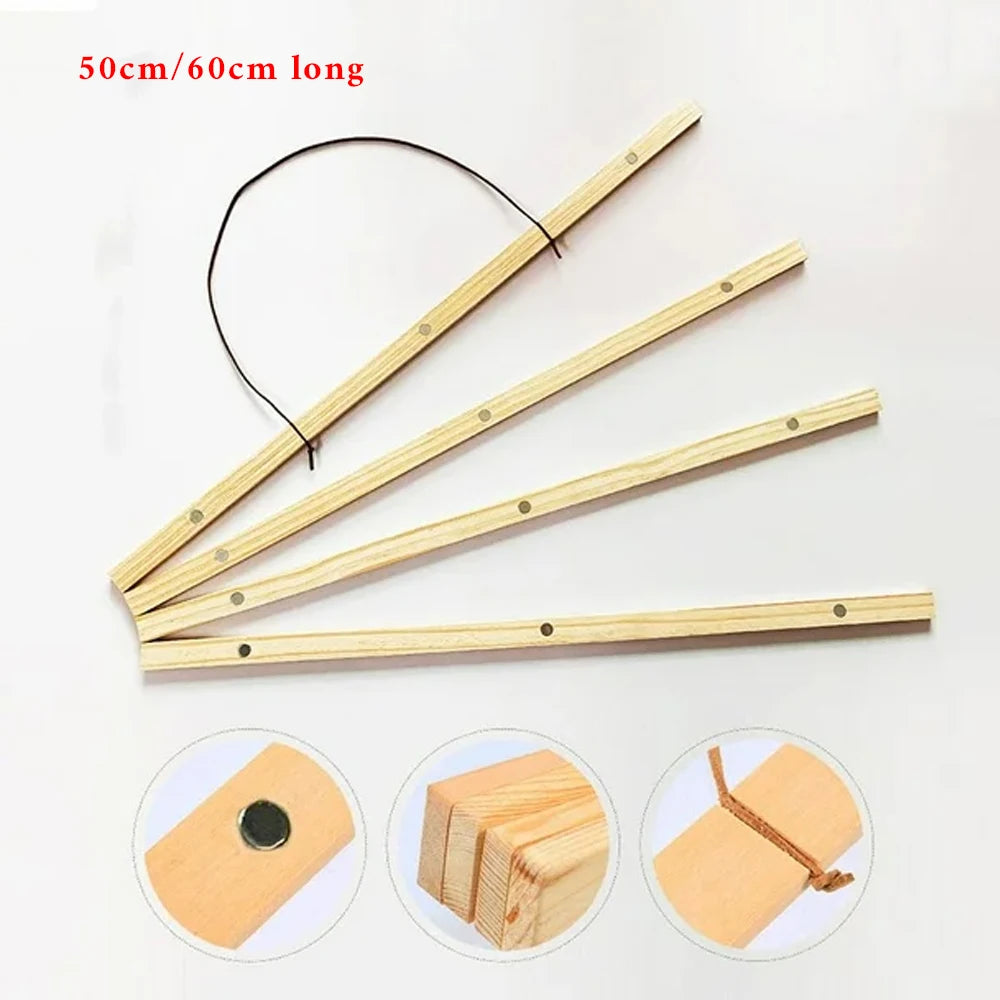 Magnetic Frames Teak Pine Wood Picture Poster Hanger Frame For Wall Art Canvas Print Painting Kids Room Home Decor 30x40 40x60CM - Buy online at  Vibe In Cart.