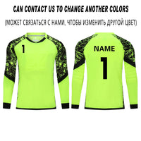 Children's Long Sleeve Protective Goalkeeper Jersey for Football