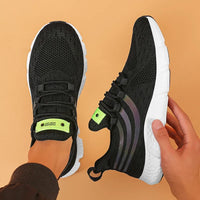 Comfortable Men's Running Shoes Summer Mesh Breathable Lightweight Outdoor Tennis Shoes Fashionable Versatile Balanced Sneakers - Buy online at  Vibe In Cart.