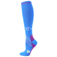 Knee-High Compression Socks 20-30mmHg Nylon Cotton EU36-50 for Men Women