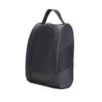 Black Oxford Cloth Portable Golf Shoe Bag, 23x12x33 cm