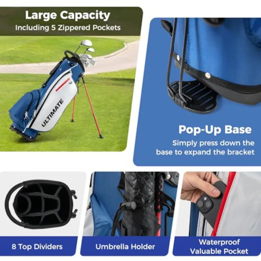 Complete Golf Club Set for Men 12 14 PCS Right Hand Golf Clubs Set with 1 Driver 3 Fairway 4 Hybrid 6 7 8 9 P Irons Putter Head - Buy online at  Vibe In Cart.