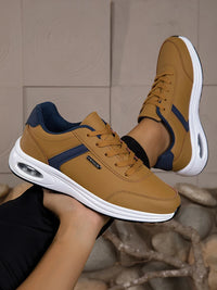 Men's Waterproof Non-Slip Casual Sports Shoes Lace-Up