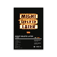 Unframed Retro Rapper Album Cover Canvas Wall Art Print