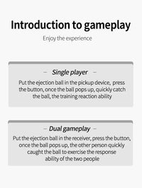 Children's puzzle throwing catapult ball parent-child interaction class fun elastic catapult boy and girl double sports toys