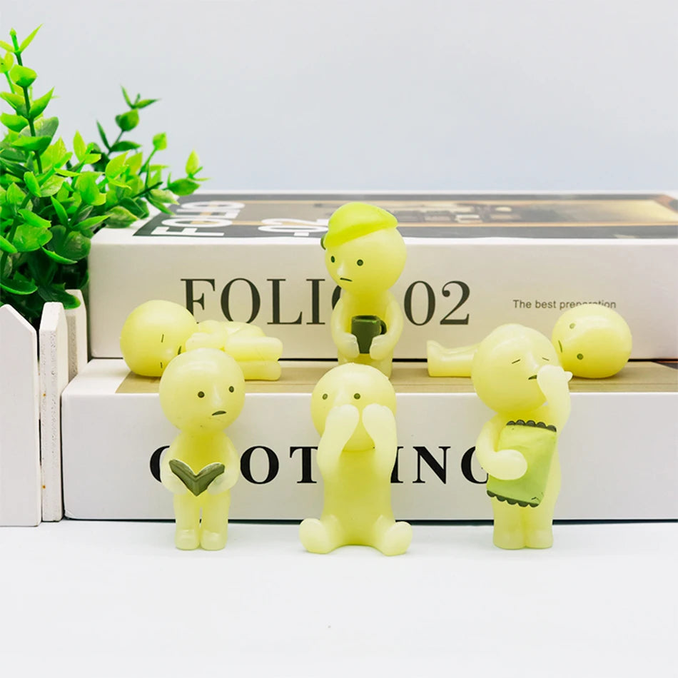 SMISKI Blind Box Work Serie Mystery Box Noctilucent Action Figures Decoration Fans Children Birthday Gifts Toys