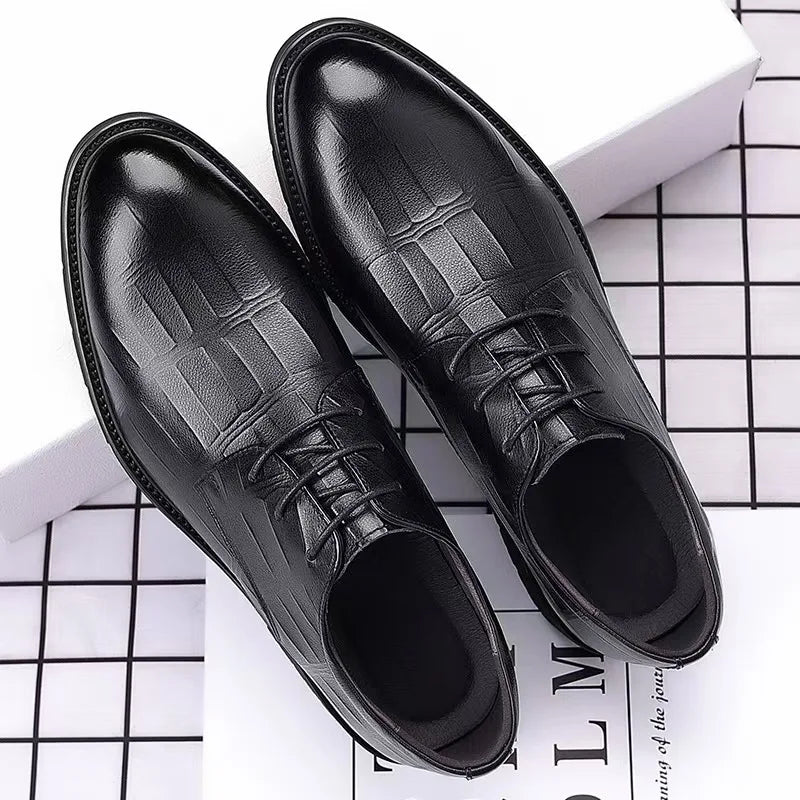 Hot Sale Men's Leather Shoe Breathable Leather Shoes for Men Version British Casual Men's Shoes Comfortable Men Leather Shoes - Buy online at  Vibe In Cart.