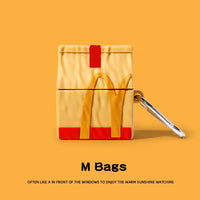 Silicone Protective Cover for Earphone Charging Case with Cartoon Theme