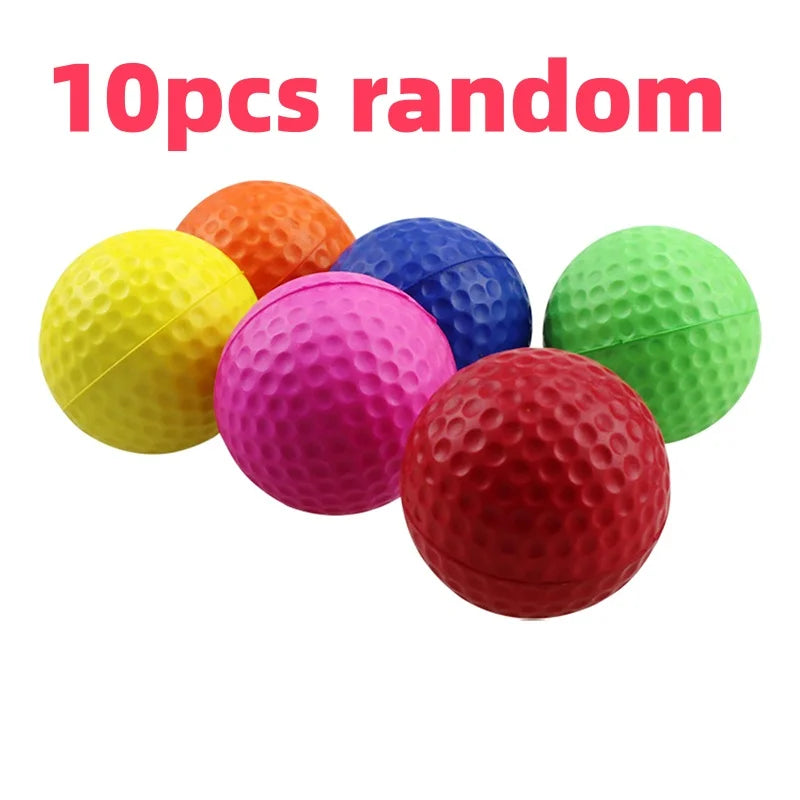 10pcs PU Foam Solid Sponge Soft Indoor Golf Practice Ball 4.2cm Children's Stress Relief Kneading Toy Golf Contact Accessories - Buy online at  Vibe In Cart.