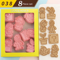8pcs/set Cookie Cutters Animal Dog Type Stamp Embosser for Biscuit Pastry Bakeware Baking Cookies Molds Kitchen Accessories - Buy online at  Vibe In Cart.