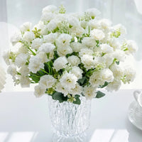 5 Forks 15 Heads Artificial Flowers Small Carnation Festival Wreath Accessories Home Living Room Table Bonsai Wedding Decoration - Buy online at  Vibe In Cart.